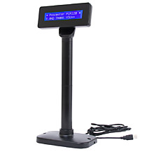 Дисплей покупателя POSCenter PCP220 (USB, LCD 2х20, белые символы на синем фоне), подставка, USB каб